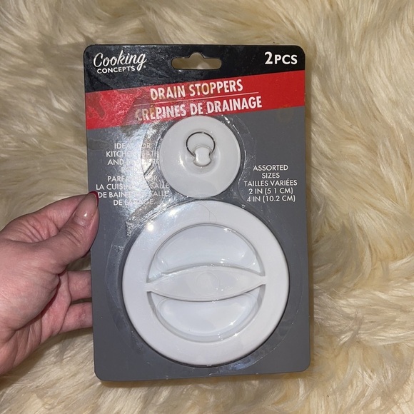 Cooking Concepts Drain Stoppers 2 Piece Set NWT - Picture 5 of 5